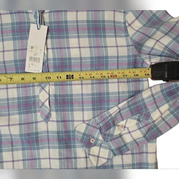 NWT Southern Tide Hadley Plaid Shirt Size M - Picture 7 of 9